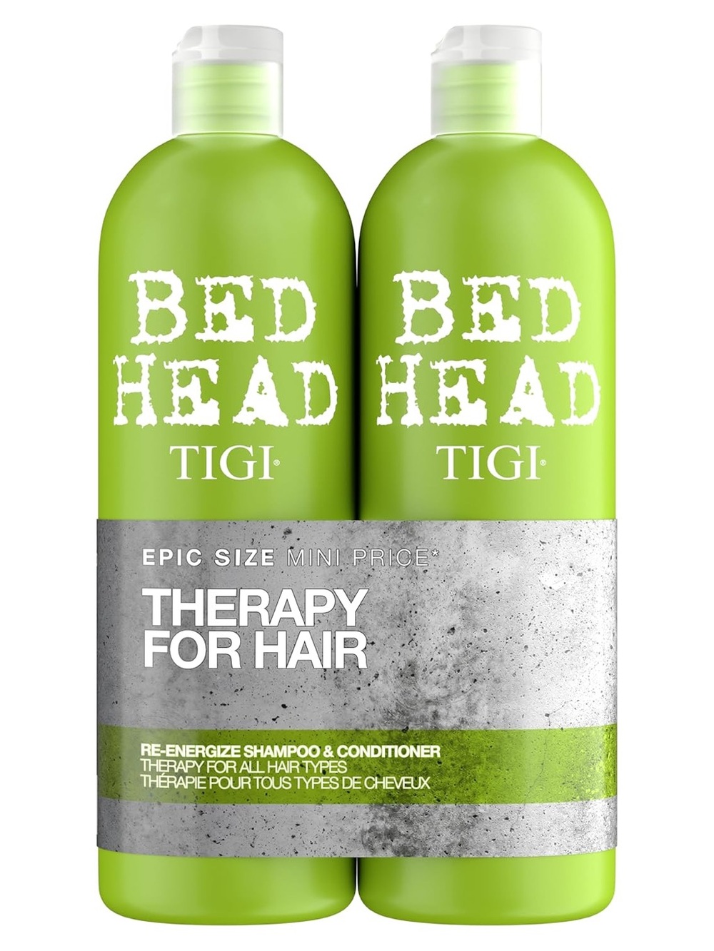 TIGI Bed Head Therapy For Hair Duo - Bright Green 25.36 oz each